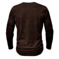 thumbnail image 2 of Birdeem Chemise Décontractée pour Hommes, Col en V, Manches Longues, Respirante, 2 of 7