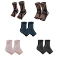 thumbnail image 4 of Ankles Brace Sweat-absorbing Nonslip Sports Sock Elastic Breathable Compression Protective Unisex Gym Injury Recovery Support Skin Color XL, 4 of 9
