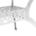 thumbnail image 3 of vidaXL 5 Piece Garden Dining Set White Cast Aluminium, 3 of 5
