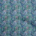 thumbnail image 1 of oneOoneRayonTealGreenFabricAnimalSewingFabricByTheYardPrintedDiyClothingSewingSupplies56InchWide, 1 of 4