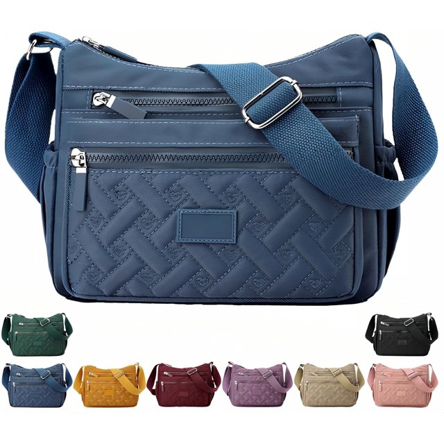 Apparent Crossbody Bag, Apparenth Nylon Shoulder Messenger Bag, Multi Pocket, Waterproof Large Capacity