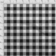 thumbnail image 3 of oneOone Cotton Flex Black Fabric Gingham Check Sewing Craft Projects Fabric Prints By Yard 40 Inches Wide, 3 of 4