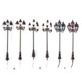 thumbnail image 3 of Streetlamp Photography Backdrops Props Doll Size Garden Light Decor Art Lines Battery Operated Five-headed Landscape Lights Model 3, 3 of 7