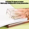 thumbnail image 3 of Rotary Stapler 360-Degree Rotating Mini Handheld Stapler, Transparent Gradient Design, Portable Desk Stapler for Office Home Daily Use, 3 of 6