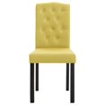 thumbnail image 2 of vidaXL Dining Chairs 6 pcs Green Fabric, 2 of 5