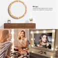 thumbnail image 4 of LED Professional Makeup Mirror Light Wall Light Full Backlit Mirror USB Table Mirror with Light 4/6/10Bulbs ,Widely Use, 4 of 7