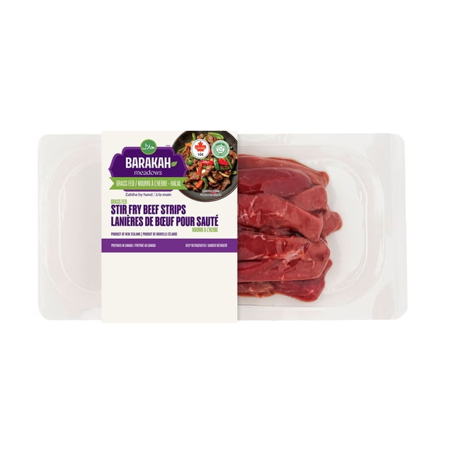 Barakah Meadows Lanières De Bœuf Pour Sauté, BM Bœuf Pour Sauté, 0.21 - 0.46 KG