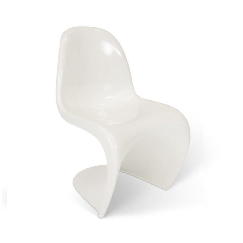 Plata Décor Import Inc - Penton Chair in Shinny White