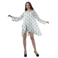thumbnail image 3 of Moomaya Tuniques à Manches Longues pour Femmes Robes Imprimées à Manches Longues Filles, 3 of 4
