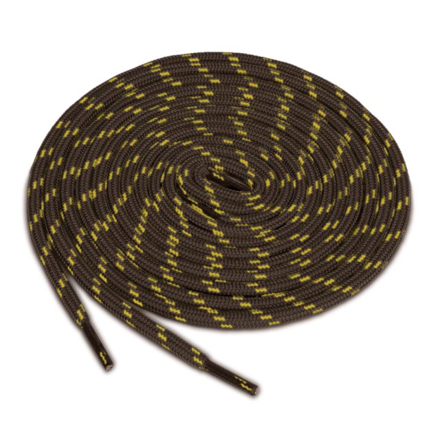 INSPIRE CHIC 3 Paires Lacets Ronds Antidérapants Résistants à l'Usure pour Bottes pour la Randonnée la Marche Chaussures d'Extérieur Café Jaune 160cm / 62.99 Pieds