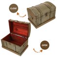 thumbnail image 2 of ETHZZLE Retro Treasure Chest Wooden Organizer for 1Pcs, 2 of 5