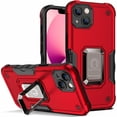 thumbnail image 1 of SuperShield Étui Support Rigide Ajusté avec Anneau pour iPhone 14 - Rouge, 1 of 5