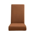 thumbnail image 2 of Limited Time Violete Solid Color Brushed High Elastic Chair Cover Soft And Comfortable Chair Seat Cover -proof And Dirt- Chair Slipcover Suitable For Dining Chair, 2 of 4