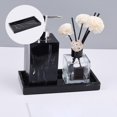 thumbnail image 4 of yuksok Creative Resin Tray Bathroom Storage Tray Rectangular Jewelry Storage Tray Dish Blcak, 4 of 9