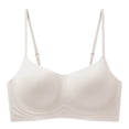 thumbnail image 4 of hoksml Woman's Wireless Bras Comfortable Seamless Bra Solid Color Thin Style Ventilate Back Buckle Bra Without Steel Rim Everyday Bras 2025 on Clearance, 4 of 7