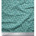 thumbnail image 1 of Soimoi Modal Satin Fabric Floral Block Print Sewing Fabric Yard 42 Inch Wide, 1 of 3
