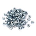thumbnail image 1 of Unique Bargains M3 Female Thread Zinc Plated Kep Hex Star Lock Nut 100pcs, 1 of 1