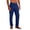 Navy, variant on Lovzfmll Straight Leg Pants for Men, Linen-Look Button Casual Relaxed Fit, Casual Relaxed Fit Ankle Length Pants