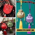 thumbnail image 2 of Chinese Style Sachet Jewelry Bag Embroidery Bag Coin Purse Car Pendant, 2 of 7