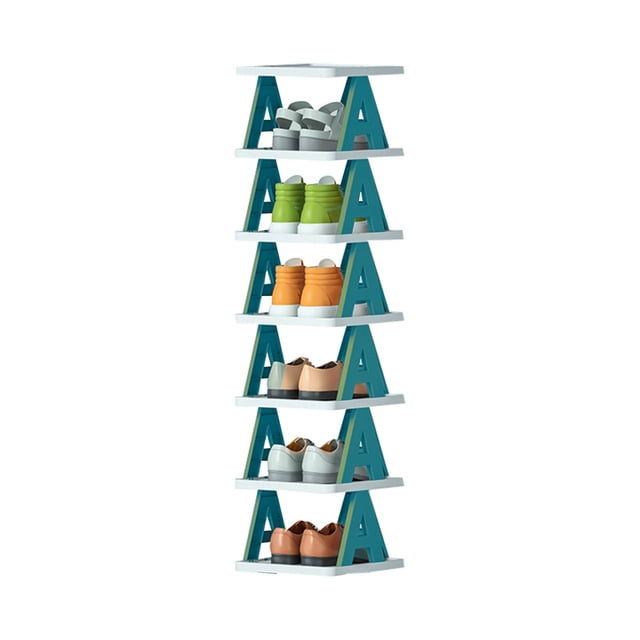 Dvkptbk Multi-layer Letter Shoe Rack, Small Shoe Cabinet For Household Doorstep Balcony, And Economical Folding Shoe Rack For Student Dormitories