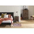 thumbnail image 3 of South Shore Musano 5-Drawer Chest with Metal Legs for Adult, in Natural Walnut, 3 of 12