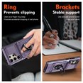 thumbnail image 4 of Fashion Case with Holder Stander Kickstand Drop Resistant Shockproof Case For Samsung Galaxy S25 Ultra, 4 of 7