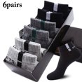 thumbnail image 2 of 6 Pairs Mens Athletic Tab Socks Cotton Running Ankle Socks Short Sports Socks, 2 of 10