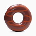 thumbnail image 1 of Hugsmart Donut au chocolat Jouet en caoutchouc TPR pour chien, 1 of 2