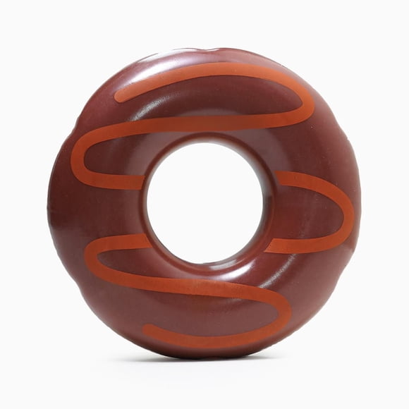 Hugsmart Donut au chocolat Jouet en caoutchouc TPR pour chien