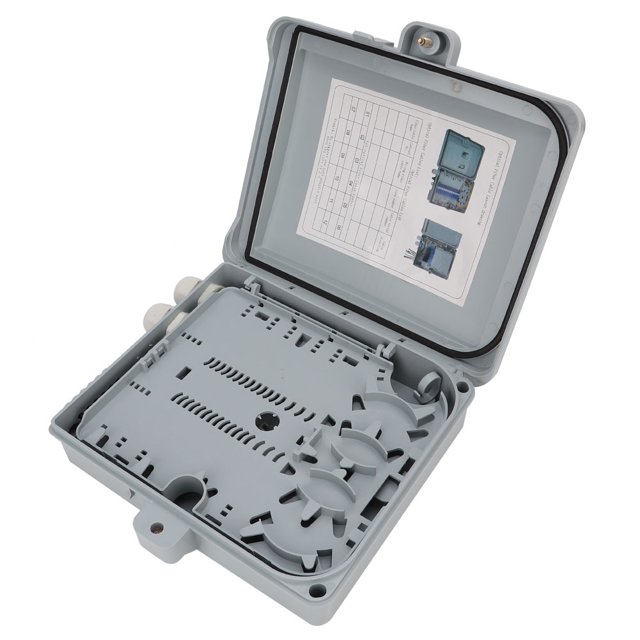 Fiber Optic Splice Tray, Moisture-Proof Fiber Optic Terminal Box, Anti-Aging FTTH Dustproof For Indoor And Outdoor Incoming Cable