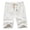 White, variant on Men's Board Shorts Washed Fashion Shorts Pants Summer Beach Casual Cropped Men's Pants – Beachwear for Stylish Comfort