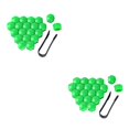 thumbnail image 4 of Maytalsory 20 Pieces Car Wheel Nut Caps Auto Hub Screw Cover Replacement Dust-proof Green 21mm 2Set, 4 of 6