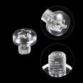 thumbnail image 4 of Unique Bargains M5x6mm Plastic Phillips Bolts PC Pan Head Machine Screws Transparent 50 Pack, 4 of 5