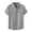 Gris, variante sur Tungbrin Chemises en Coton et Lin pour Hommes Été Col à Revers Manches Courtes Chemises Boutonnées Grandes Tailles Hauts de Plage avec Poches