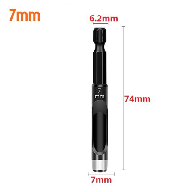 Hex Shank Adapter Electric Machine Hollow Punch for Drill Cardboard Leather Belt