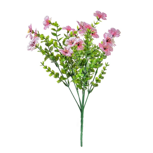 Pompotops 7-pronged Violet Simulation Flower Bouquet Decoration And Flower Arrangement Clearance