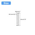 thumbnail image 2 of Unique Bargains Compression Spring, 5 Pack 304 Stainless Steel, 5mm OD, 0.4mm Wire, 20mm Length, 2 of 6