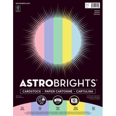 Astrobrights "Pastel" 5-Colour Assorted Cardstock