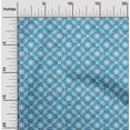 thumbnail image 2 of oneOone Cotton Poplin Medium Blue Fabric Block Craft Projects Decor Fabric Printed By The Yard 56 Inch Wide-T7, 2 of 5