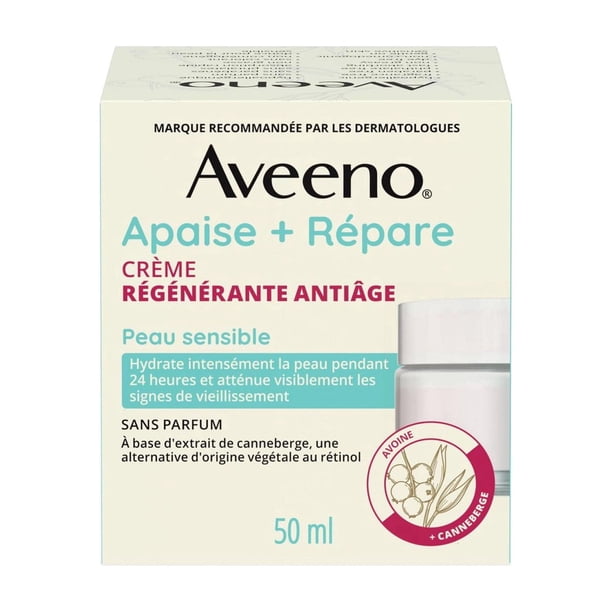 Aveeno Calm + Restore Age Renewal Cream, Oat, Niacinamide