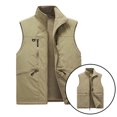 thumbnail image 5 of Veste en Molleton Homme Veste Cargo Extérieure Réversible pour Homme Imperméable, Doublée en Molleton, Multipoche, Style Décontracté Veste en Molleton pour Homme, 5 of 5