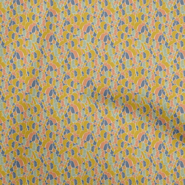 oneOone Rayon Olive Green Fabric Abstracts Sewing Craft Projects Fabric Prints By Yard 56 Inch Wide