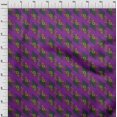 thumbnail image 3 of oneOone Georgette Viscose Fabric Leaves Block Decor Fabric Printed BTY 42 Inch Wide, 3 of 4