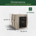 thumbnail image 3 of Dakota 283 Canine Rough and Tough Economy Pet Kennel, Intermediate, Sandstone, 3 of 12
