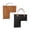 Black and Brown, variant on GROWTH TANK 2Pieces L Shaped Stair Basket with Leather Handles Premium Internal Support Black and Gray