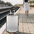 thumbnail image 4 of Clear PVC Suitcase Protector Cover - Waterproof Luggage Dust Bag (22-30 Wheeled Case), 4 of 9