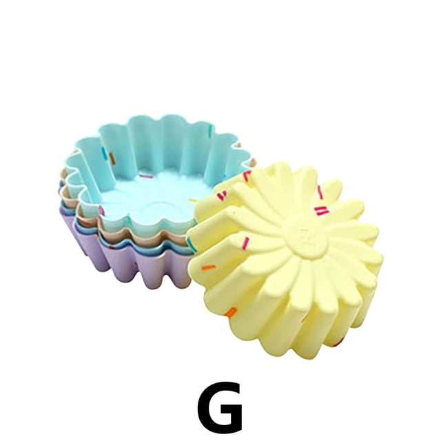 Agiferg Baking Mould For 20 Pack Silicone Muffin Cup and Small Cake Cup