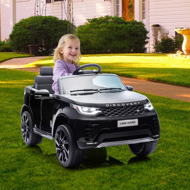 Kojooin 12V Licensed Land Rover Ride on Toys for Big Kids, Electric Car for Kids with Remote Control, Electric Vehicle Ride on Toy, 3 Speeds, Soft Start, Led Lights