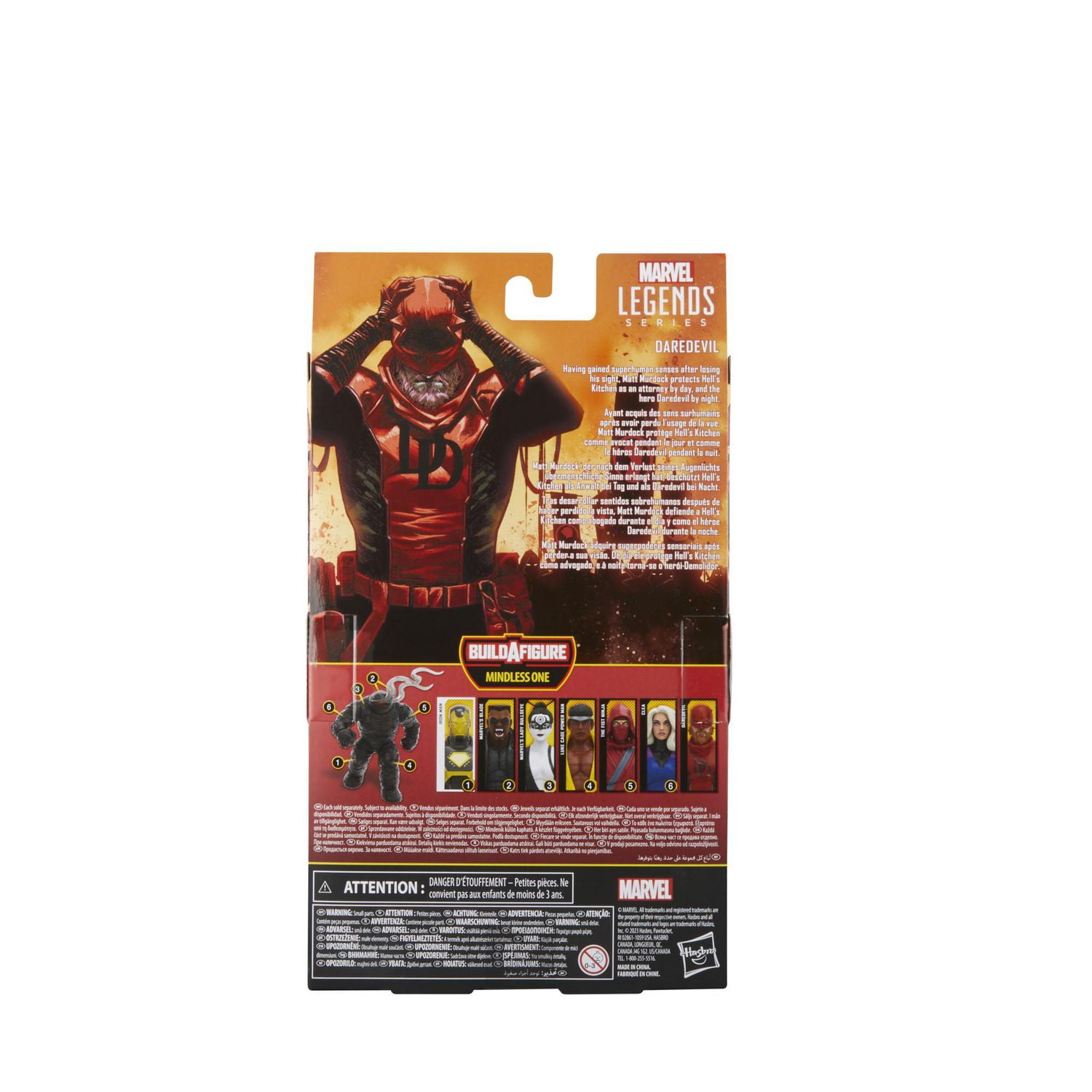 Hasbro Marvel Legends Series Marvel Knights, figurine Daredevil de 15 cm, bande dessinée à collectionner