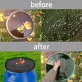 thumbnail image 4 of Sturdy Rain Barrel Mesh Cover - Robust Barrel Net |Water Collection Guard with Sturdy Steel Mesh Rainwater Catchment Filter, Drum Enclosure Adjustable Height for Home, Cylinder Covers for Home, 4 of 9